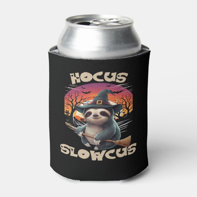 Rafraîchisseur Pour Canette Hocus Slowcus Amateurs de fentes Halloween tee tee (Can devant)