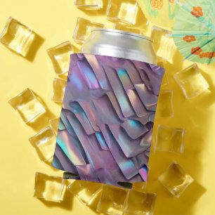 Rafraîchisseur Pour Canette Holographie abstraite/iridescente futuriste