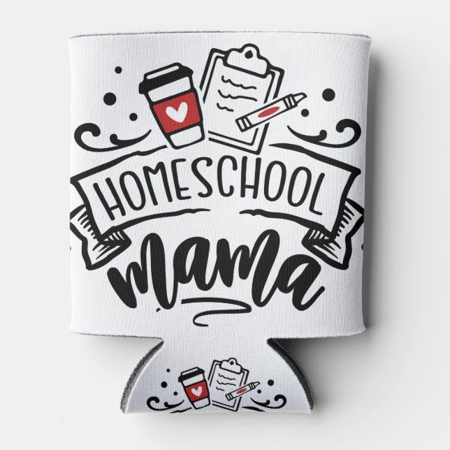 Rafraîchisseur Pour Canette Homeschool Mama (Devant)