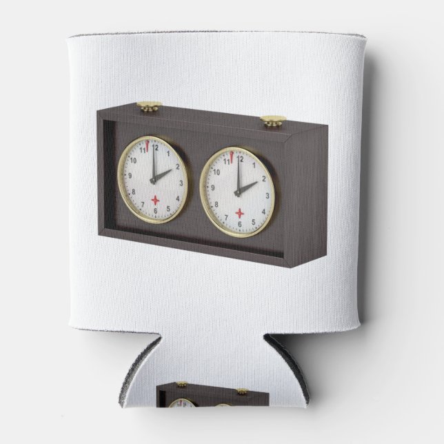 Rafraîchisseur Pour Canette Horloge d'échecs analogique (Devant)