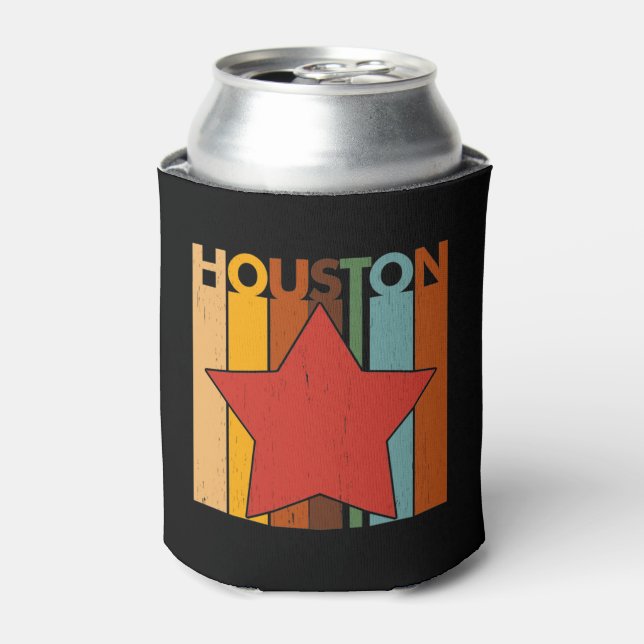 Rafraîchisseur Pour Canette HOUSTON Retro Vintage (Can devant)