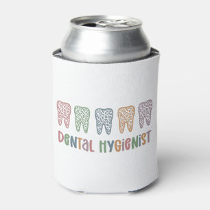 Rafraîchisseur Pour Canette Hygiéniste dentaire RDH Dentist Léopards cadeaux
