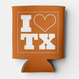 Rafraîchisseur Pour Canette I Love Texas (Austin) Koozie