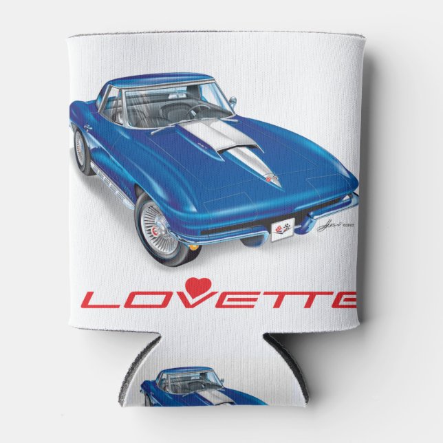 RAFRAÎCHISSEUR  POUR CANETTE I LOVETTE UNIQUE CONCEPTION DE VOITURE (Devant)