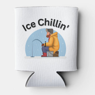 Rafraîchisseur Pour Canette Ice Chillin'. Pêcheurs, Extérieurs, Pêche Sur Glac