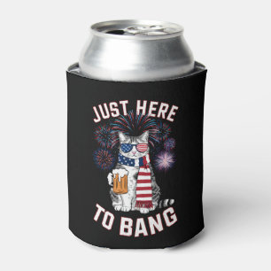 Rafraîchisseur Pour Canette Ici pour boire de la bière avec drapeau USA amoure