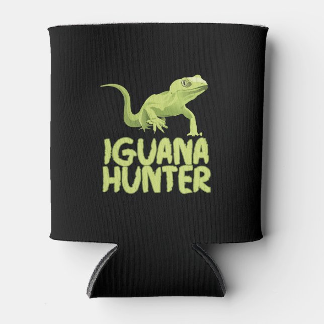 Rafraîchisseur Pour Canette Iguana Hunter - Amusant Iguana Reptile animal (Devant)