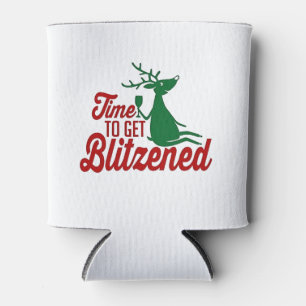 Rafraîchisseur Pour Canette Il est temps de se faire Blitzened Christmas Reind
