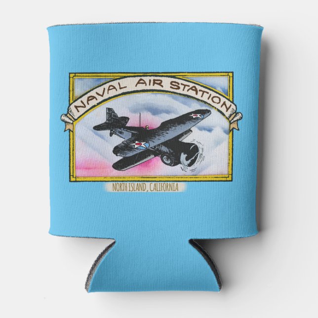 RAFRAÎCHISSEUR  POUR CANETTE ÎLE DU NORD (Devant)