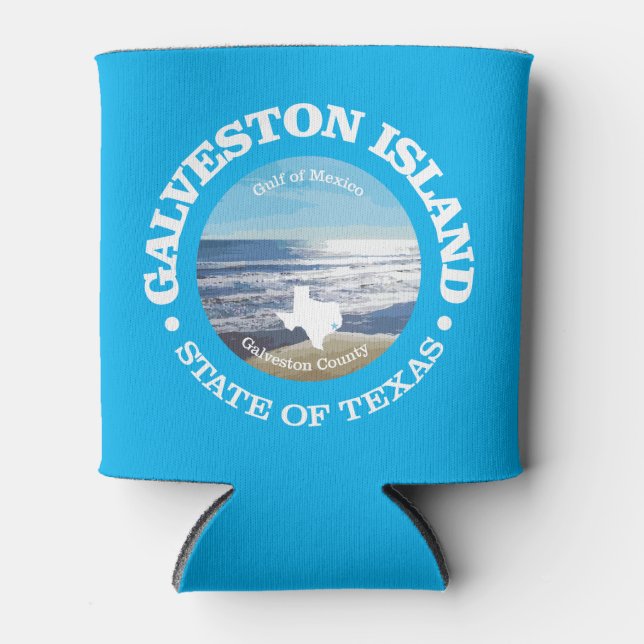 Rafraîchisseur Pour Canette Île Galveston (C) (Devant)