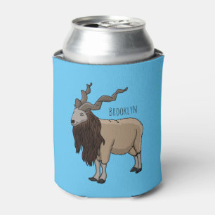 Rafraîchisseur Pour Canette Illustration de chèvre de Markhor
