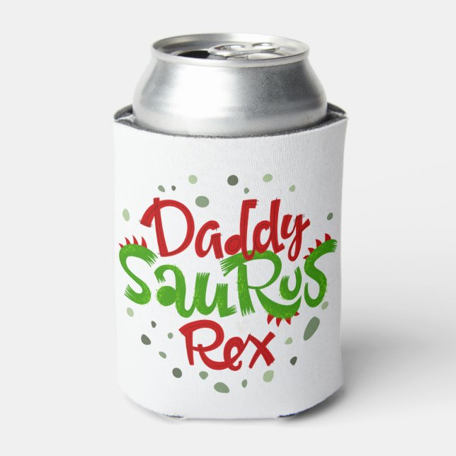 Rafraîchisseur Pour Canette Illustration de Daddy Saurus Rex (Can devant)
