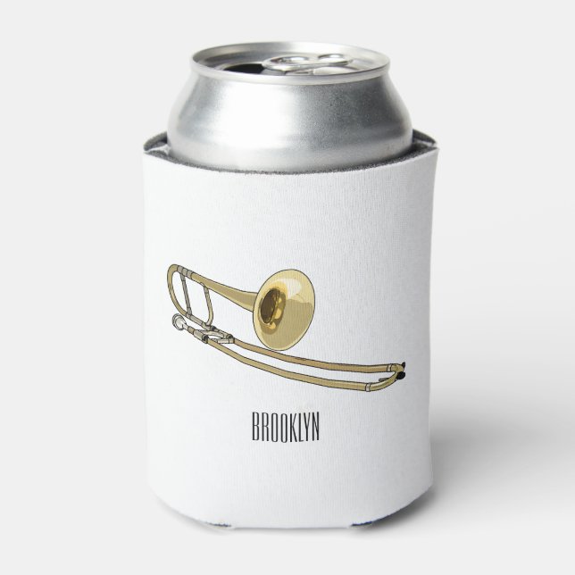 Rafraîchisseur Pour Canette Illustration de dessin animé de Trombone (Can devant)