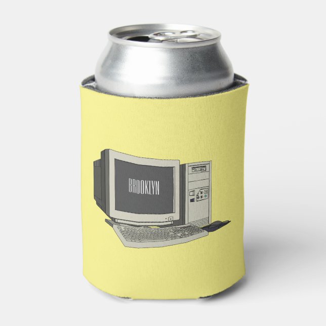 Rafraîchisseur Pour Canette Illustration de dessin sur ordinateur (Can devant)