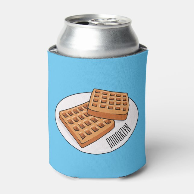 Rafraîchisseur Pour Canette Illustration de gaufre (Can devant)
