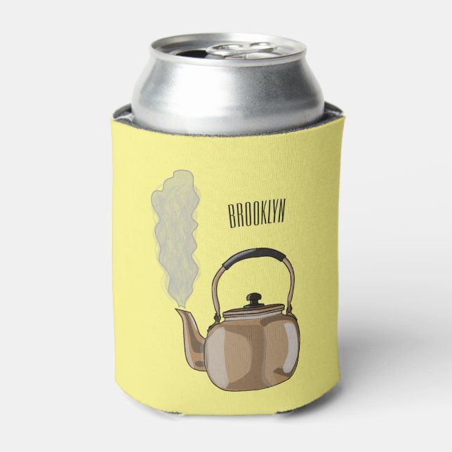 Rafraîchisseur Pour Canette Illustration de la bouilloire à thé ou à thé (Can devant)