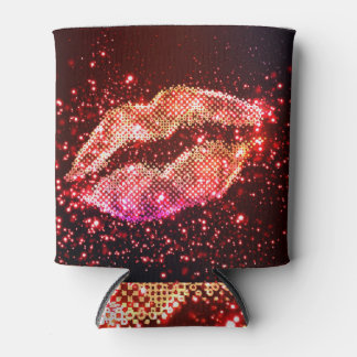 Rafraîchisseur Pour Canette Illustration de lèvres modifiable : Conception gra