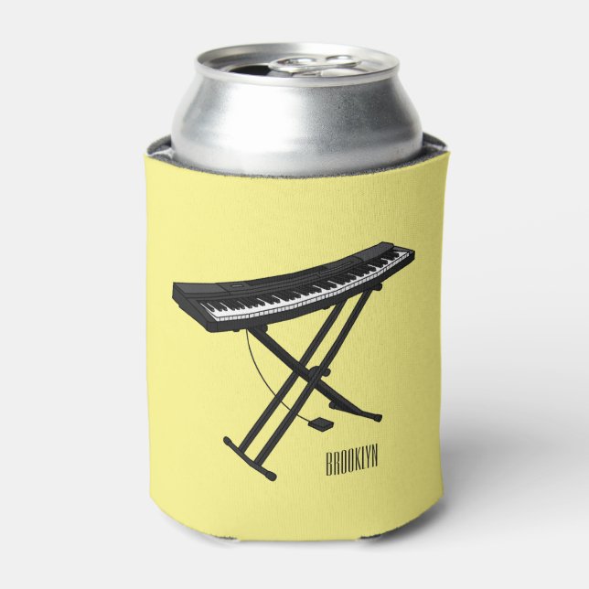 Rafraîchisseur Pour Canette Illustration de piano clavier (Can devant)
