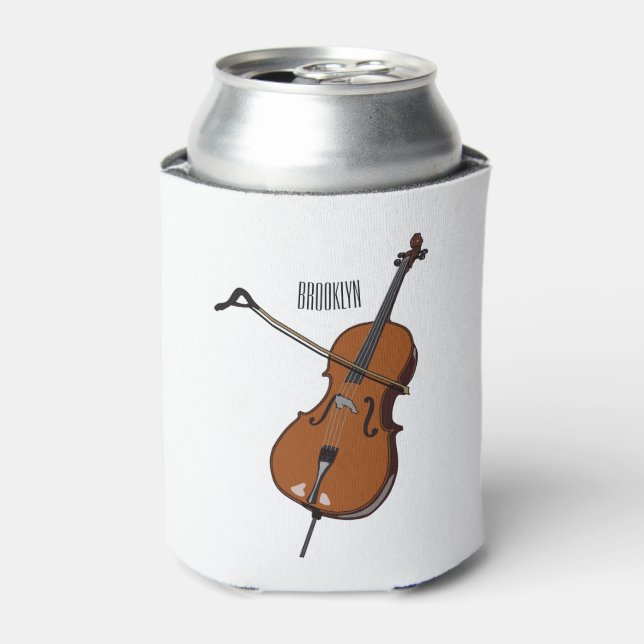 Rafraîchisseur Pour Canette Illustration de violoncelle (Can devant)