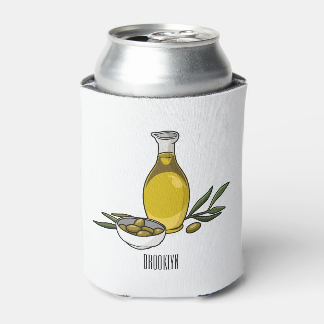 Rafraîchisseur Pour Canette Illustration d'huile d'olive (Can devant)