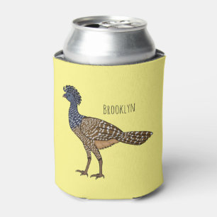 Rafraîchisseur Pour Canette Illustration d'oiseau de curassow