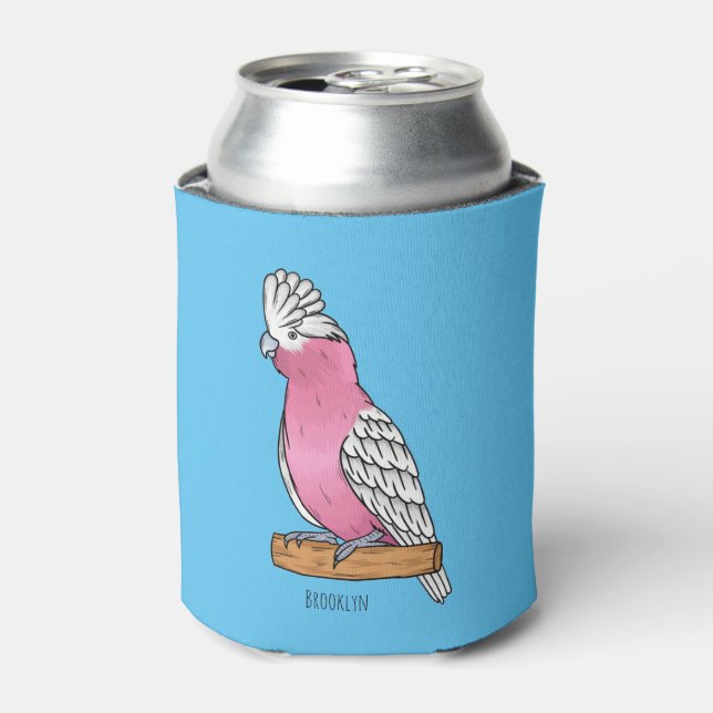 Rafraîchisseur Pour Canette Illustration d'oiseau de Galah (Can devant)