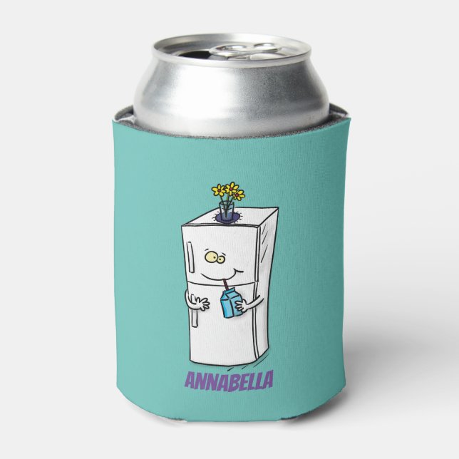 Rafraîchisseur Pour Canette Illustration drôle de réfrigérateur (Can devant)