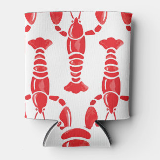 Rafraîchisseur Pour Canette Illustration du homard : Aquarelle incolore