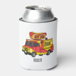 Rafraîchisseur Pour Canette Illustration d'un camion de nourriture pour chien