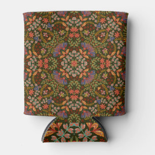 Rafraîchisseur Pour Canette Imaginaire Floral Carré Conception de poche