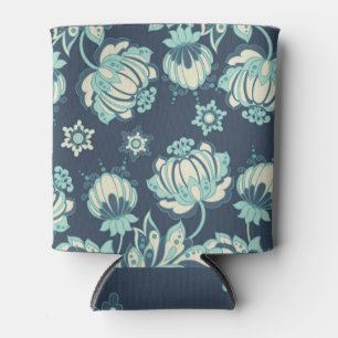 Rafraîchisseur Pour Canette Indien Floral Vintage sans fil Motif