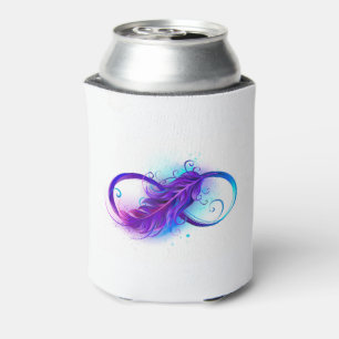 Rafraîchisseur Pour Canette Infinity with purple feather