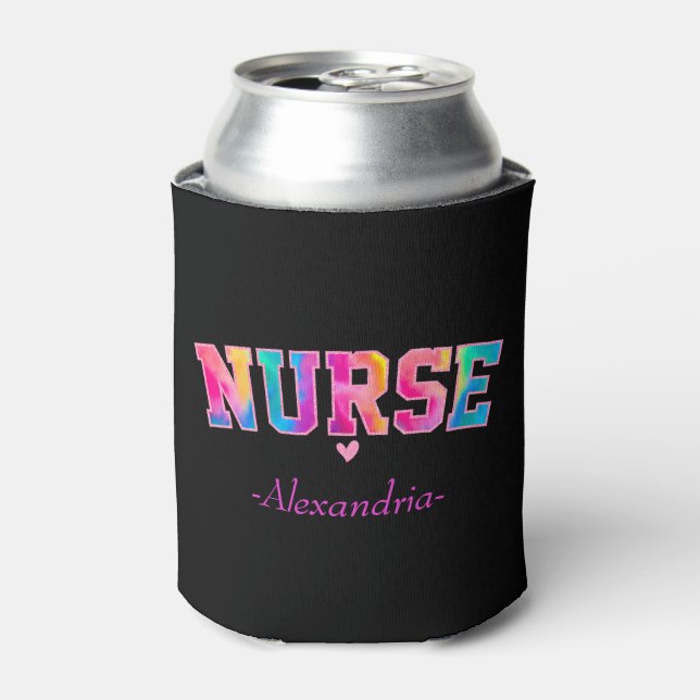 Rafraîchisseur Pour Canette Infirmière colorée (Can devant)