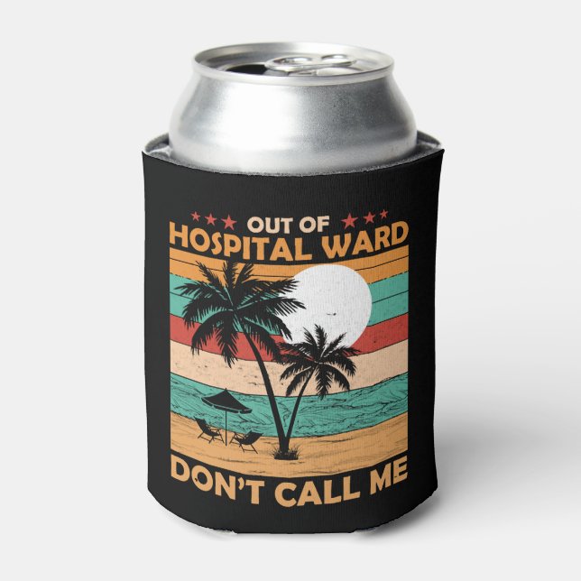 Rafraîchisseur Pour Canette Infirmière Retraite Hors Du Service Hospitalier Re (Can devant)