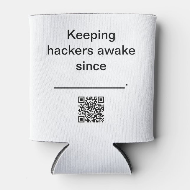 Rafraîchisseur Pour Canette Insulateur Soda - Pour hackers (Devant)