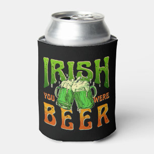RAFRAÎCHISSEUR  POUR CANETTE IRLANDAIS TU ÉTAIS BIÈRE DRÔLE DE BOIRE IRLANDE 