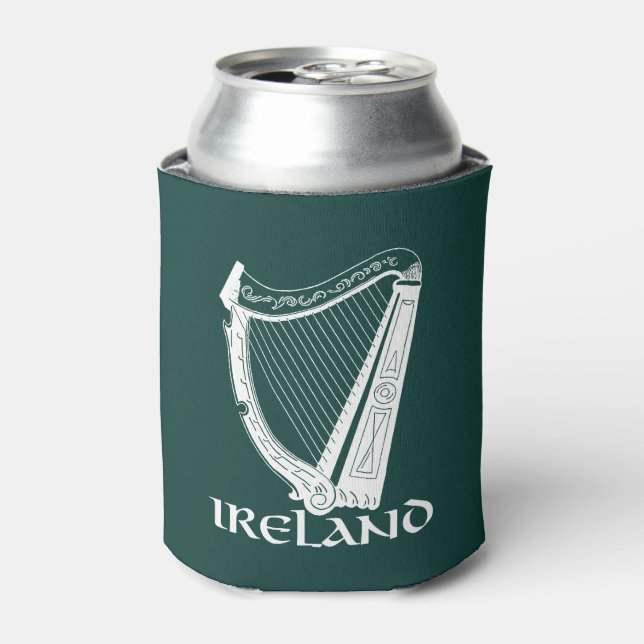 Rafraîchisseur Pour Canette Irlande Harp Design, Irish Harp (Can devant)