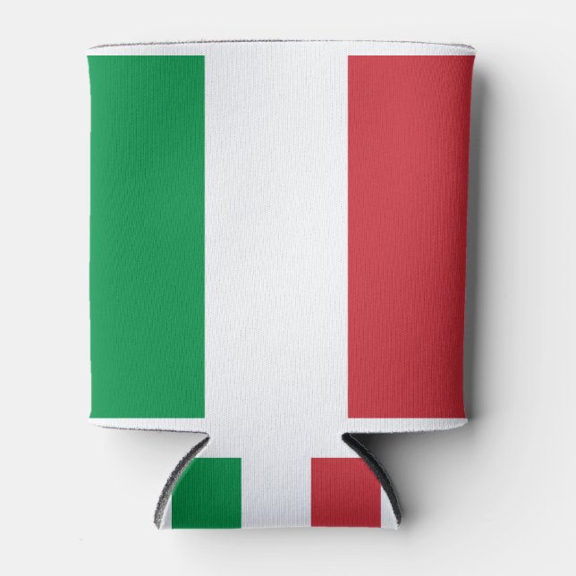 Rafraîchisseur Pour Canette Italian Flag, flag of italy, italia (Devant)