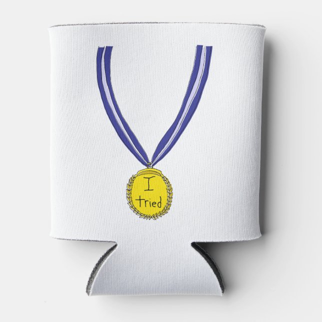 Rafraîchisseur Pour Canette J'ai essayé la médaille (Devant)