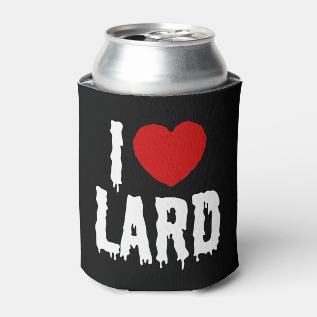 RAFRAÎCHISSEUR  POUR CANETTE J'AI LE COEUR [AMOUR] LARD (Can devant)