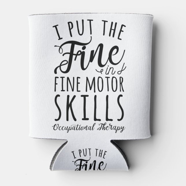 Rafraîchisseur Pour Canette J'Ai Mis L'Aiguille Dans Les Compétences Motrices (Devant)