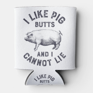 Rafraîchisseur Pour Canette J'aime les boutons de cochon et je ne peux pas men