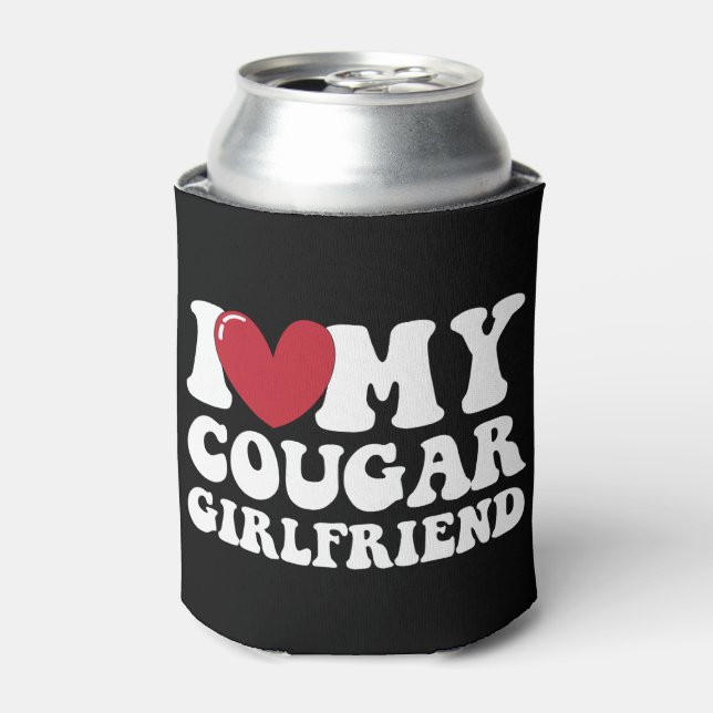 Rafraîchisseur Pour Canette J'Aime Ma Petite Amie Cougar (Can devant)
