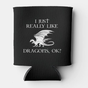 Rafraîchisseur Pour Canette J'Aime Vraiment Les Dragons, D'Accord ?