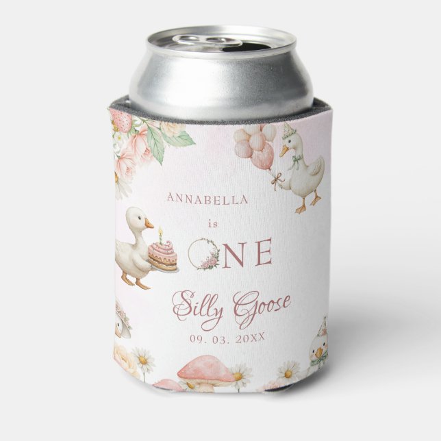 Rafraîchisseur Pour Canette Jardin de fleurs d'oie soie Champignons 1er annive (Can Dos)