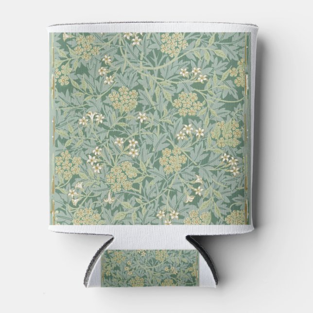 Rafraîchisseur Pour Canette Jasmine jaune vert par William Morris (Devant)