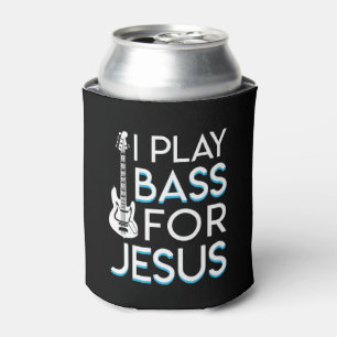 Rafraîchisseur Pour Canette Je joue Bass Jesus Christian Bass Guitare