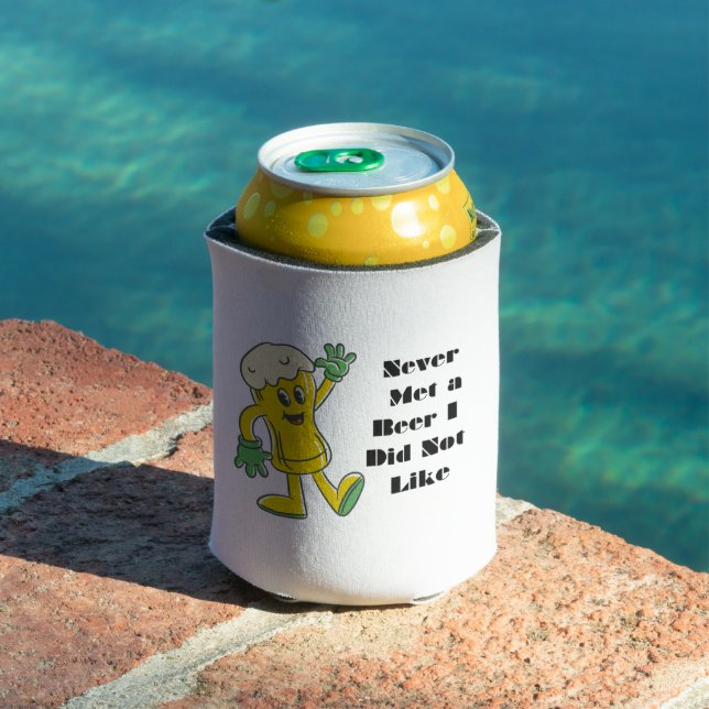 Rafraîchisseur Pour Canette Je n'ai jamais rencontré une bière que je n'aimais (Piscine in situ)
