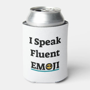 Rafraîchisseur Pour Canette Je parle Emoji Fluent