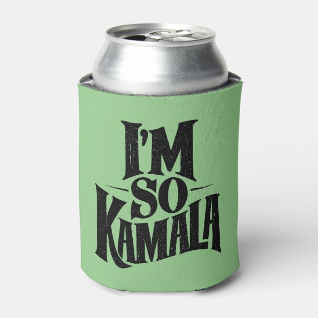 Rafraîchisseur Pour Canette Je suis tellement Kamala Brat Green Meme  (Can devant)